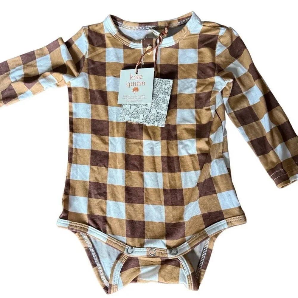 NWT Kate Quinn Henley body suit size 3-6 months